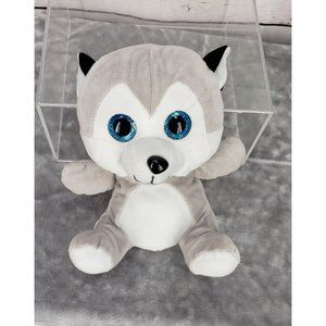 Peek A Boo Toys Dog Wolf Coyote Puppy Gray 11"‎ Plush Stuffed Animal Toy